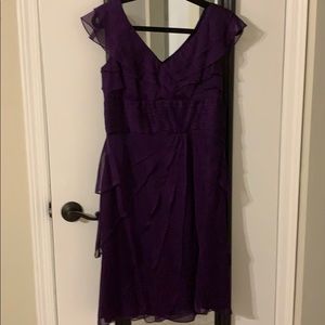 Adrianna Papell purple dress